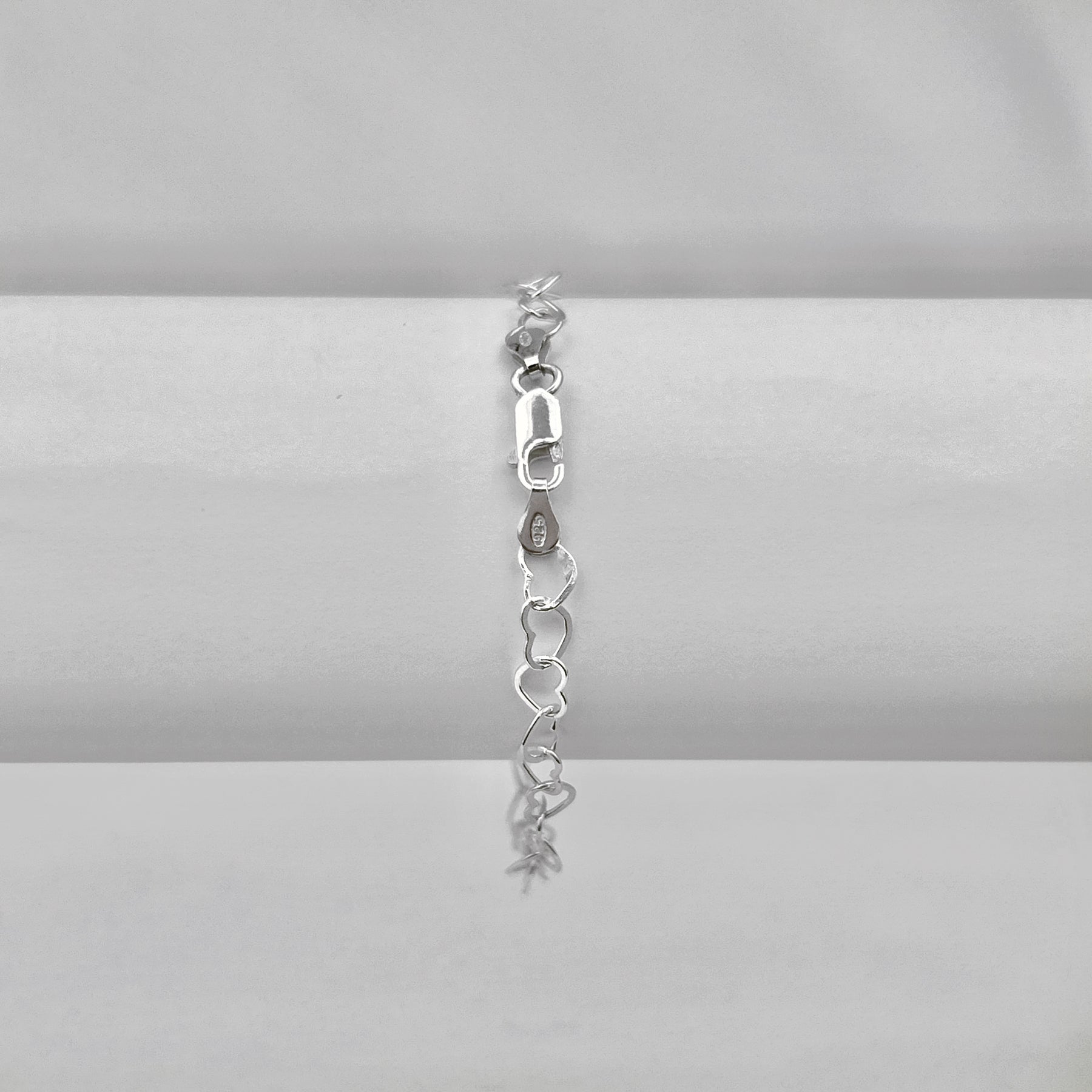 Pulseira Elos de Coração 6mm