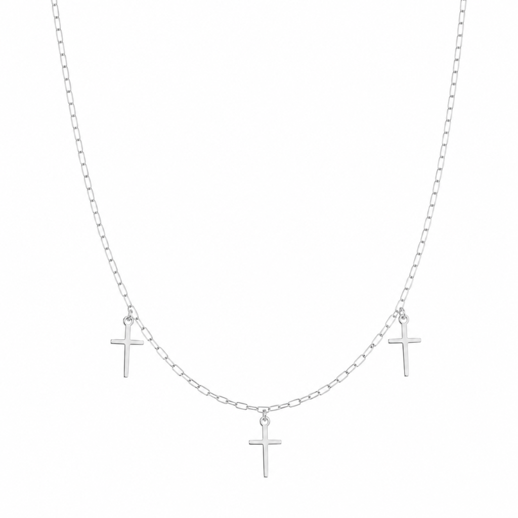 CHOCKER CRUZ PALITO PENDURADAS 40+5CM