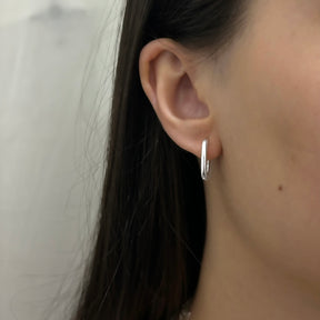 Argola Oval Lisa Tam G