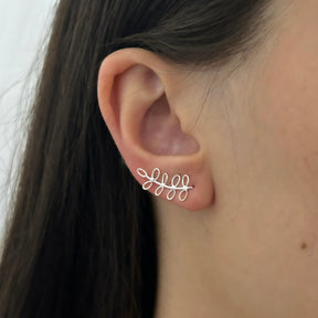 Brinco Ear Cuff Ramo Vazado Liso