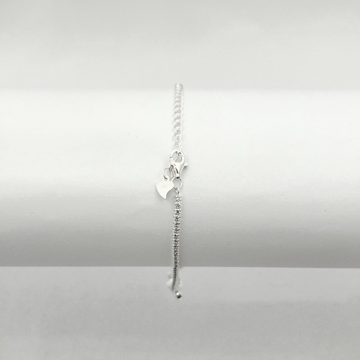Pulseira Riviera 5 Corações em Madreperola
