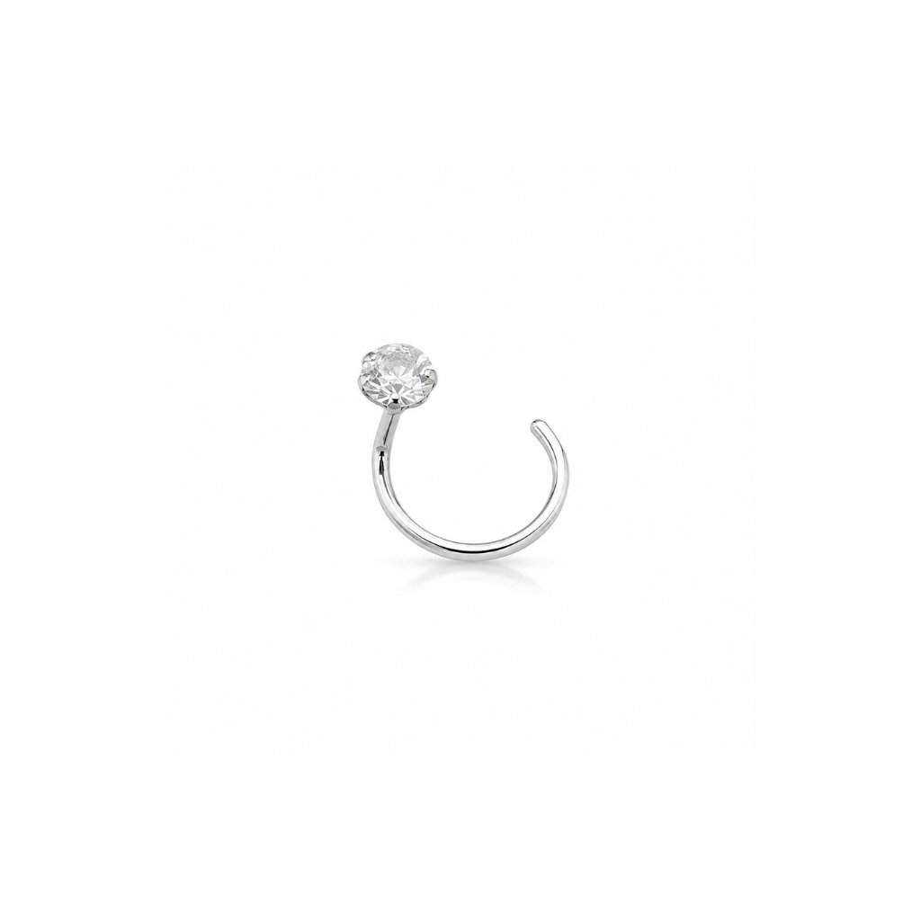 PIERCING NARIZ PONTO DE LUZ 2MM