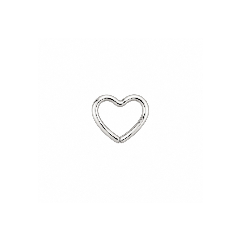 PIERCING CORACAO LISO