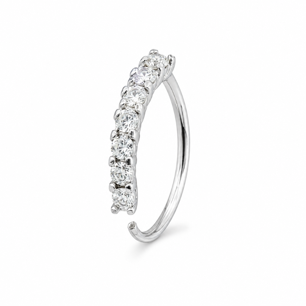 PIERCING ARGOLA CRAVEJADA 2MM