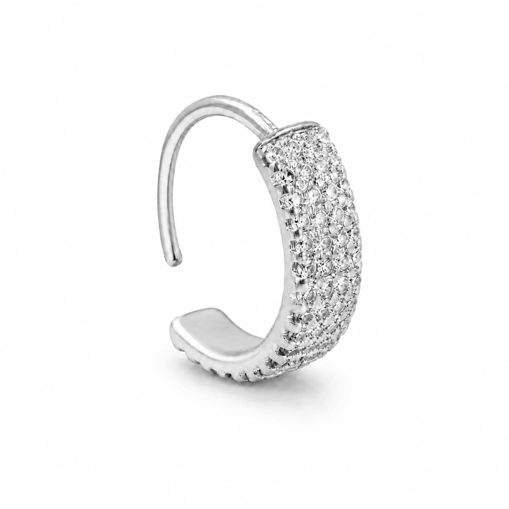 PIERCING ARO DUPLO CRAVEJADO