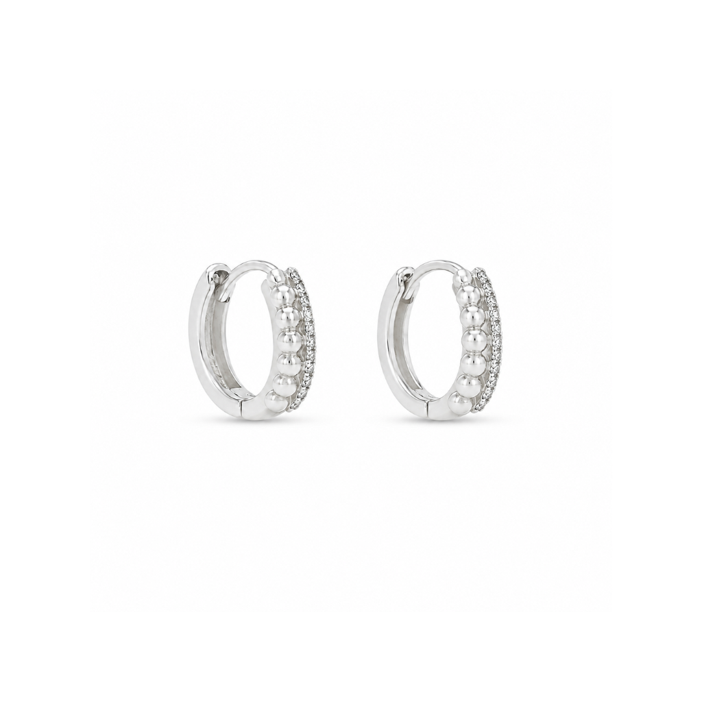 ARGOLA ARO BOLINHA/CRAVEJADO 4MM X 1,3CM