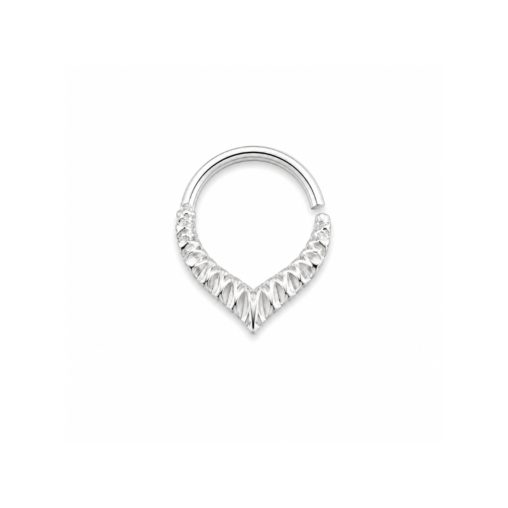 PIERCING TRIANGULAR 3D VAZADO