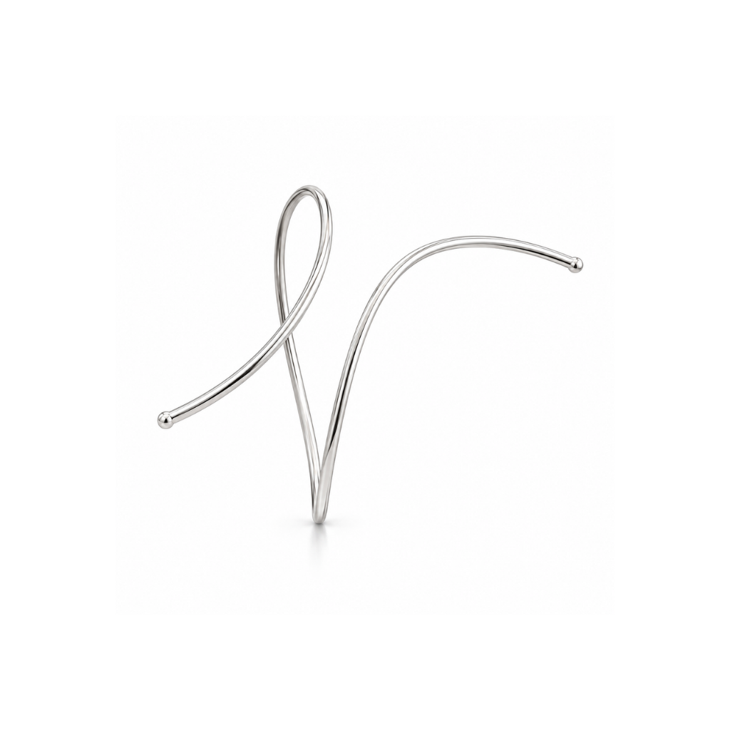 BRACELETE 2 PONTAS ABERTO LISO 1,5MM