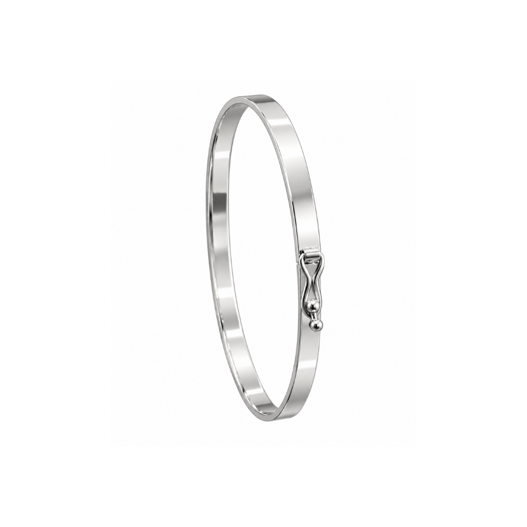 BRACELETE ARO QUADRADO COM TRAVA 2,5MM