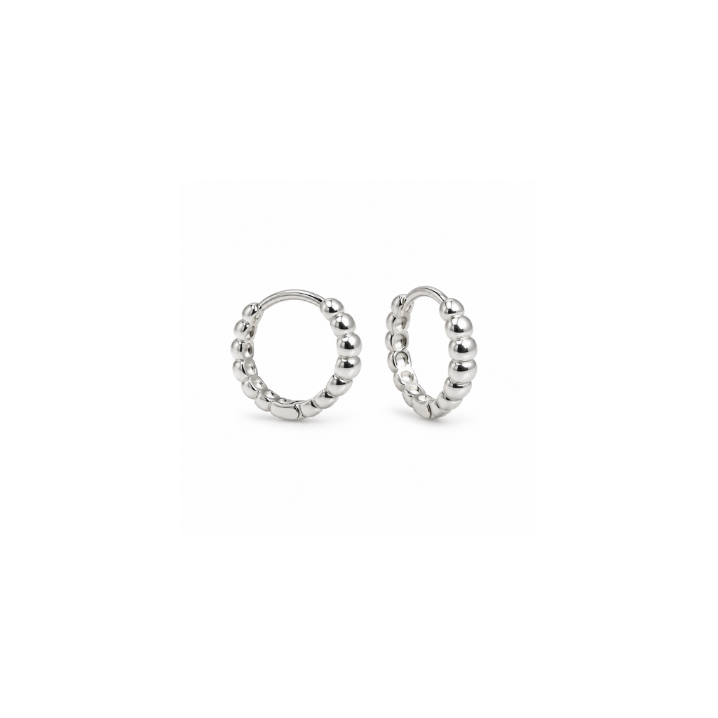 ARGOLA BOLINHAS LISA 9MMX2,5MM