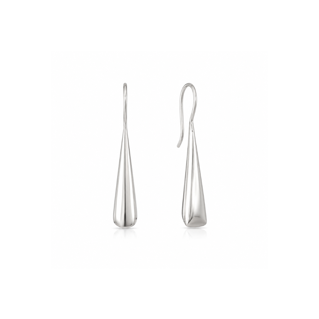 BRINCO TRIANGULAR ABAULADO FECHO GANCHO 3,8CM