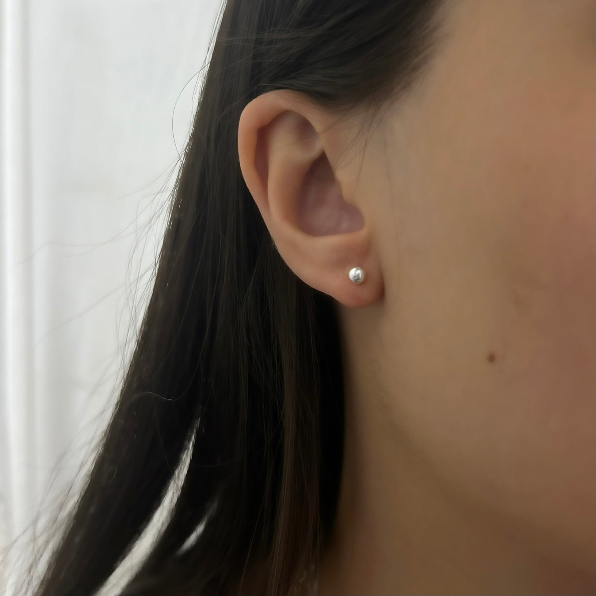 Brinco Bolinha Lisa 3mm