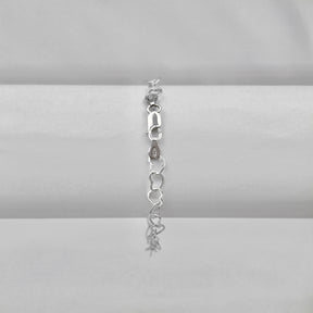 Pulseira Elos de Coração 6mm