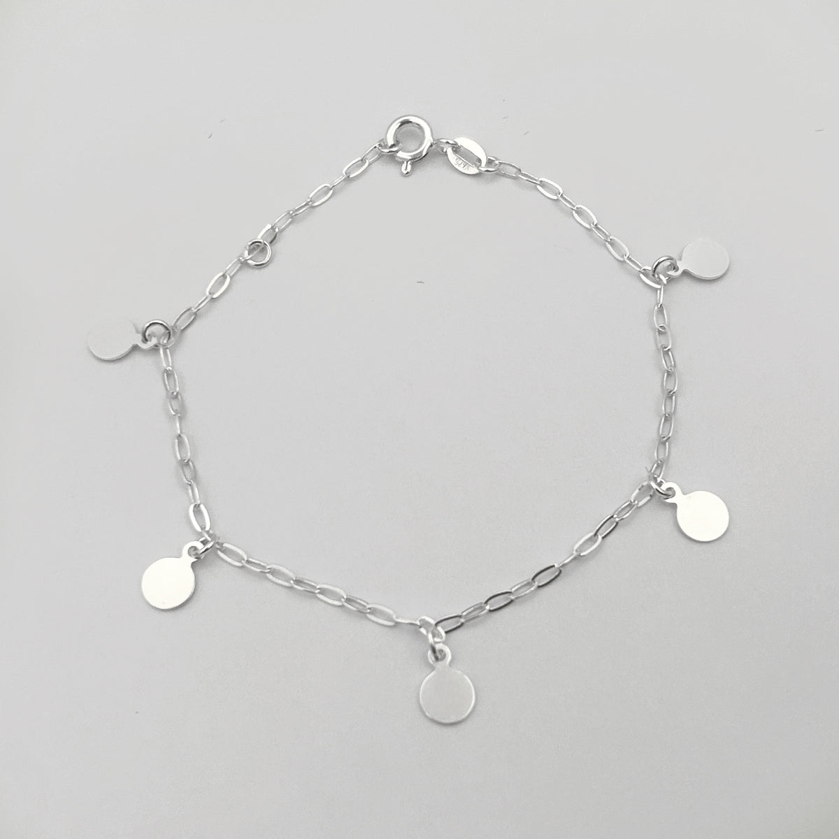 Pulseira com Medalhas Lisa Penduradas