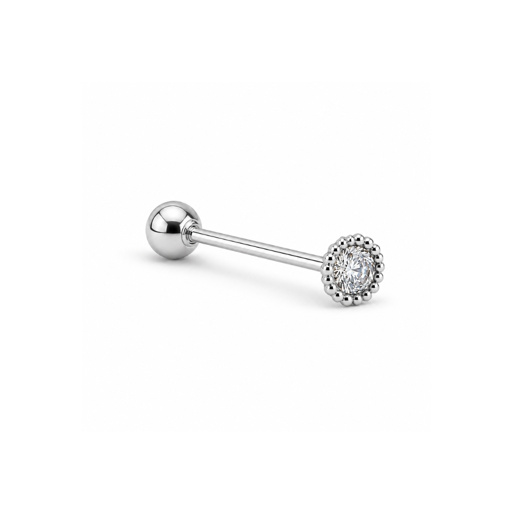 PIERCING PONTO DE LUZ ARO BOLINHA