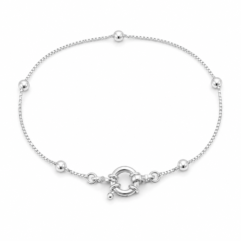 PULSEIRA VENEZIANA COM BOLINHAS V15 FECHO BOIA