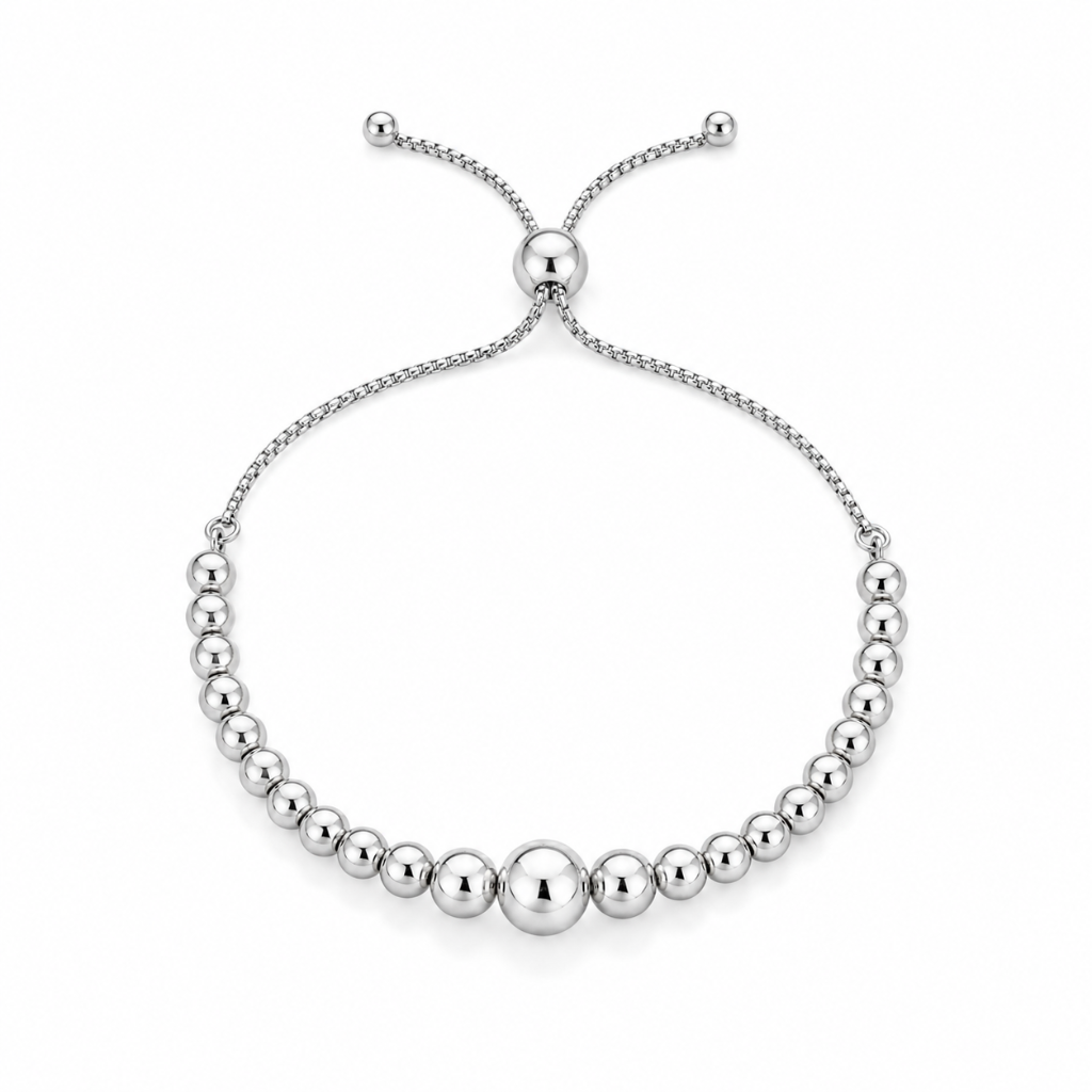 PULSEIRA BOLINHAS VARIADAS LISA (FECHO GRAVATINHA)