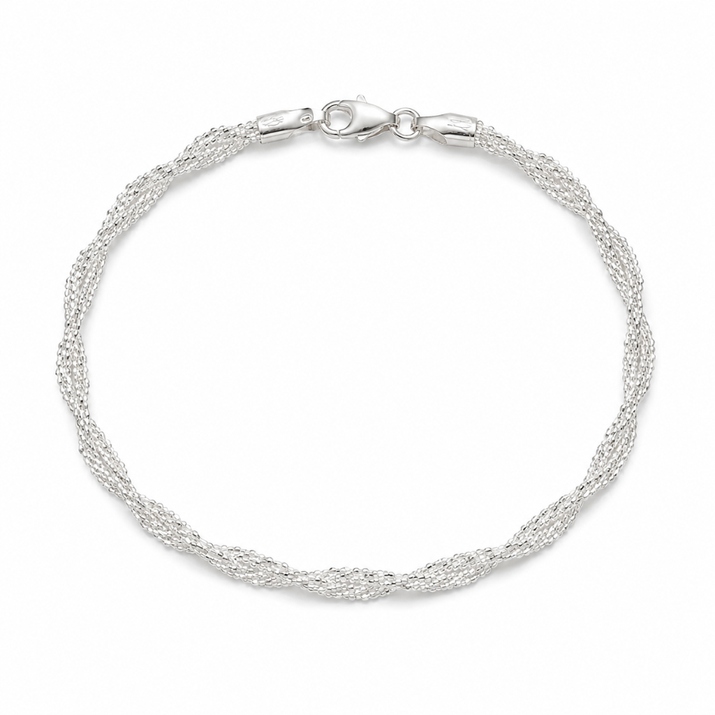 PULSEIRA TRANÇADA PIPOCA 2 FIOS