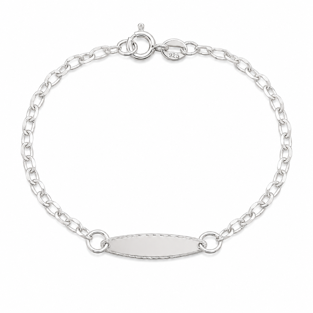 PULSEIRA BABY PLAQUINHA CONTORNO TEXTURIZADA