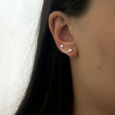 Brinco Ear Cuff Bolinhas Lisa