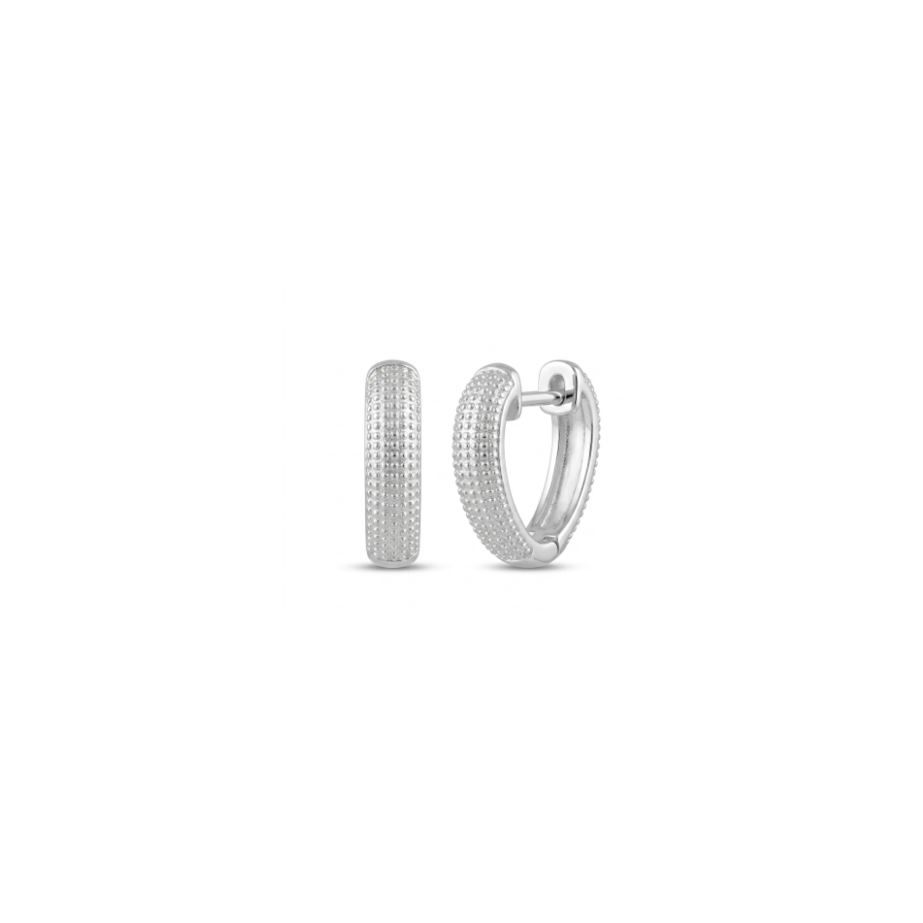 ARGOLA TRIANGULAR ARO BOLINHAS 3MMX1CM