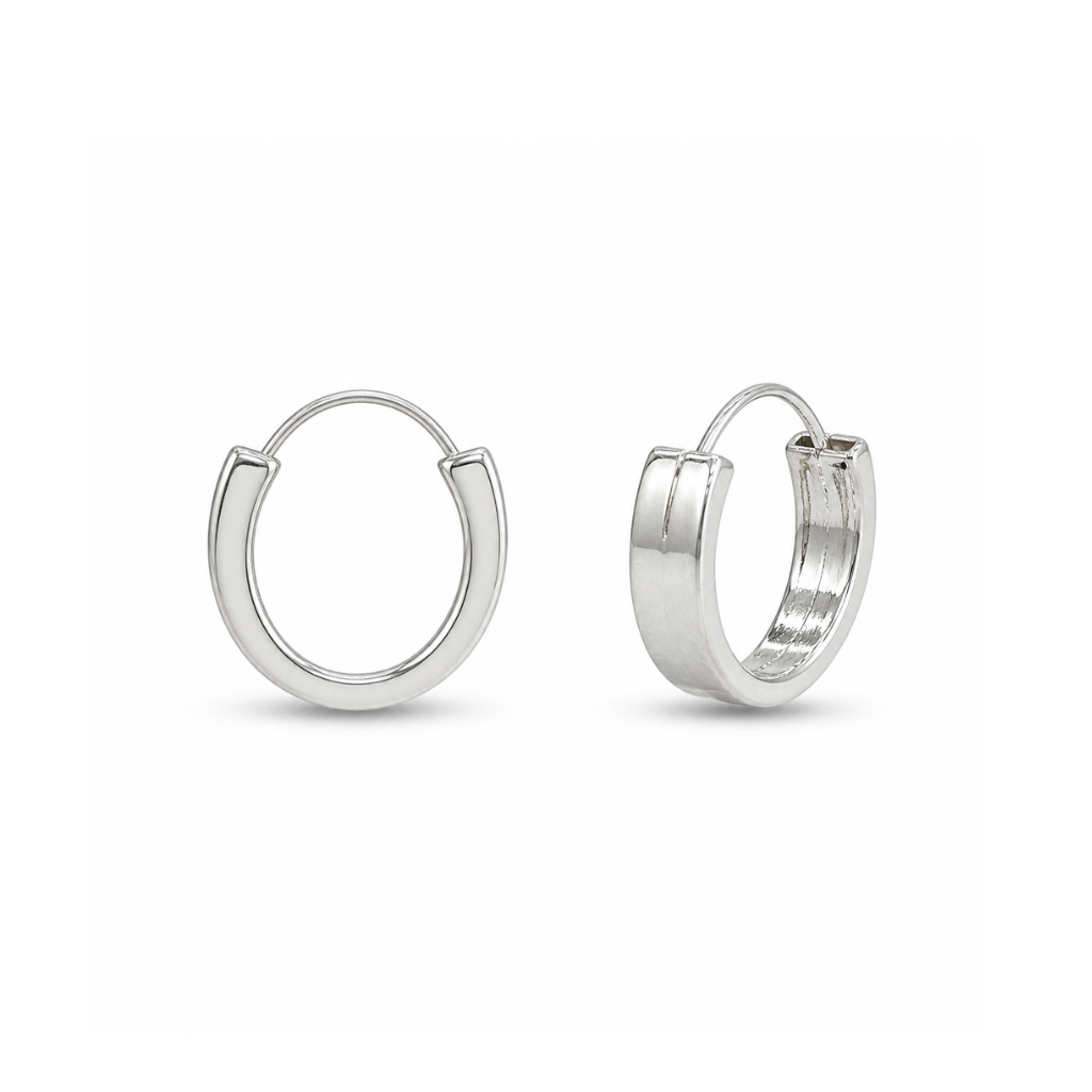 ARGOLA ARO QUADRADO MEIA CANA 5MMX1,5CM