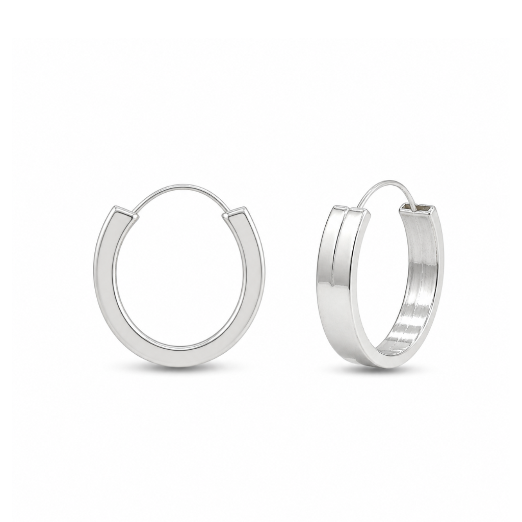ARGOLA ARO QUADRADO MEIA CANA 5MMX2,2CM